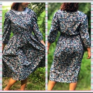 Floral vintage dress